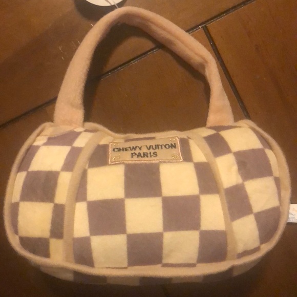 Chewy Vuitton squeaky dog toy - Picture 1 of 4